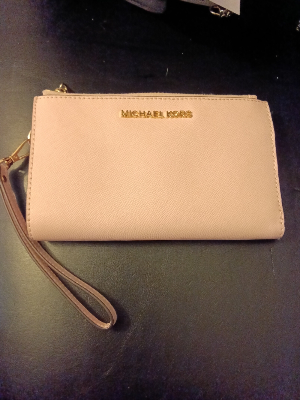 MICHAEL KORS Blush Pink Wristlet Wallet